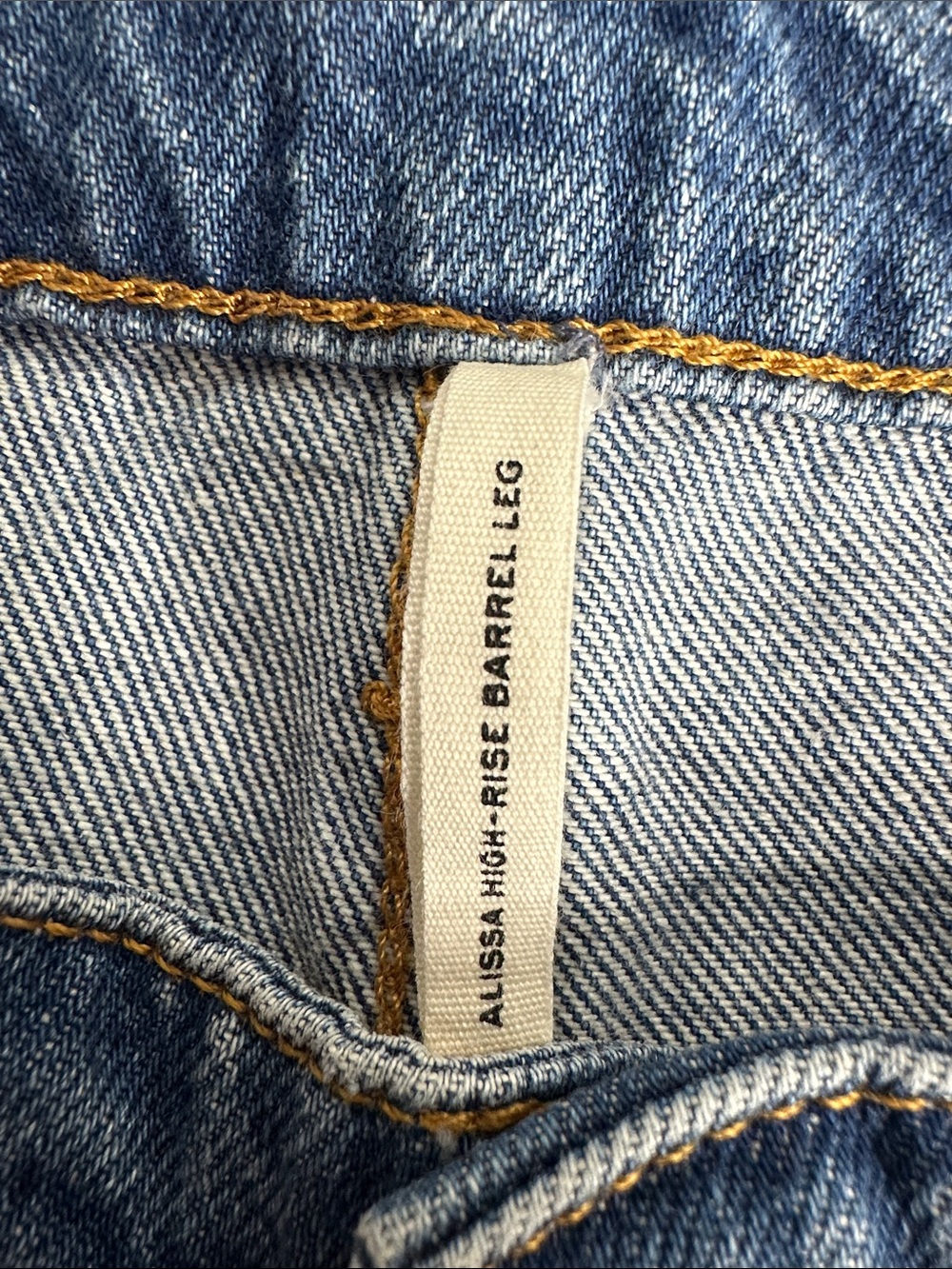 rag & bone high rise barrel Jean - Picture 10 of 12